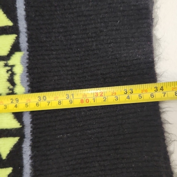 Saywhat Sweater Dress Size XL Aztec Black Yellow ish gray - Picture 7 of 9